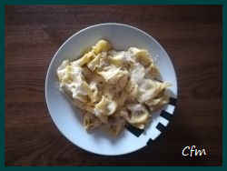 Tortellinis rellenos de setas