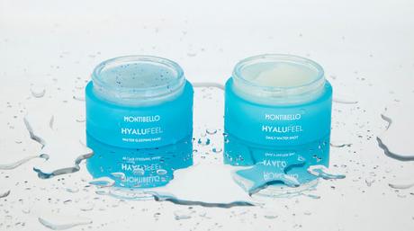 El Poder Cosmético del Ácido Hialurónico de la Línea Hyalufeel de Montibello hyalufeel-daily-water-shot-y-water-sleeping-mask-texturas