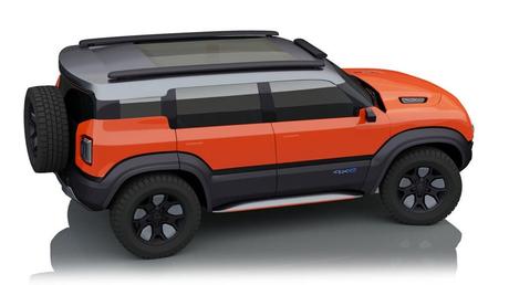 una propuesta para un Jeep SUV 100% eléctrico, sucesor del actual Renegade. 12