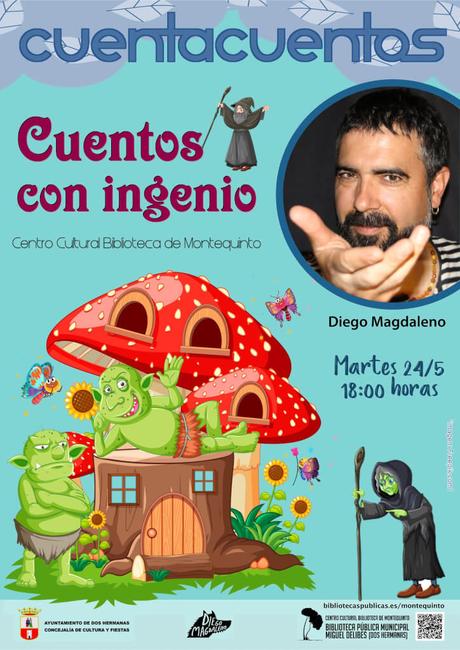 Las Bibliotecas Cuentan: «Cuentos con ingenio» – Diego Magdaleno Las Bibliotecas Cuentan: «Cuentos con ingenio» – Diego Magdaleno