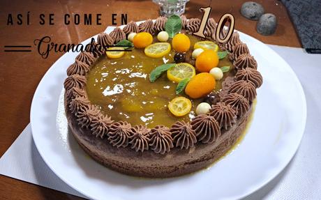 Cavity cake de chocolate y naranja