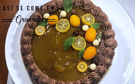 Cavity cake de chocolate y naranja