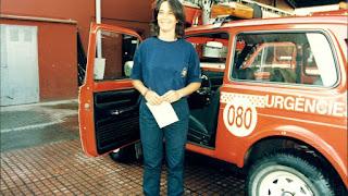 Magdalena Rigo, la primera bombera de España.