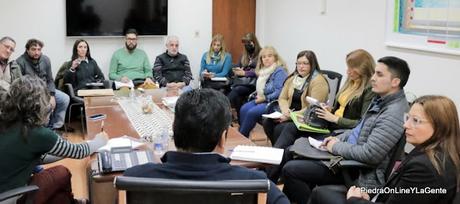 Llancafilo abordó la ampliación del Nucleamiento