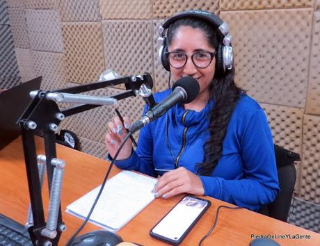 Hué Choyiñ en radio Gregorio Alvarez