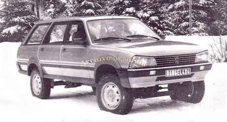 Peugeot 505 Break Dangel 4x4, una rural de tracción integral de 1986