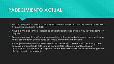 CASO CLINICO DE NEUMONITIS POR HIPERSENSIBILIDAD
