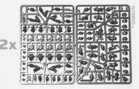 Fotos de las matrices de la caja de The Horus Heresy