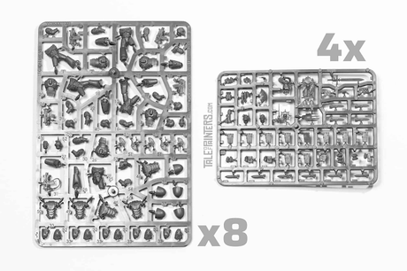Fotos de las matrices de la caja de The Horus Heresy