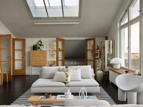 delikatissen scandinavian style scandinavian kitchen scandi penthouse open plan decor open kitchen ikea decor estilo nórdico decoración en blanco decoración de interiores decoración ático diáfano ático nórdico  