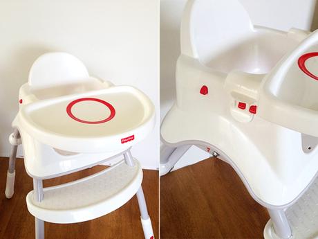 Revisión y sorteo de la silla alta Grow with Me de Fisher-Price 169 Fisher-Price Grow with Me Trona para niños pequeños con bandeja