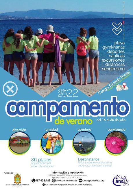 Ponferrada pone en marcha de la mano de CIMA los Campamentos Urbanos y el campamento de verano 2022 1