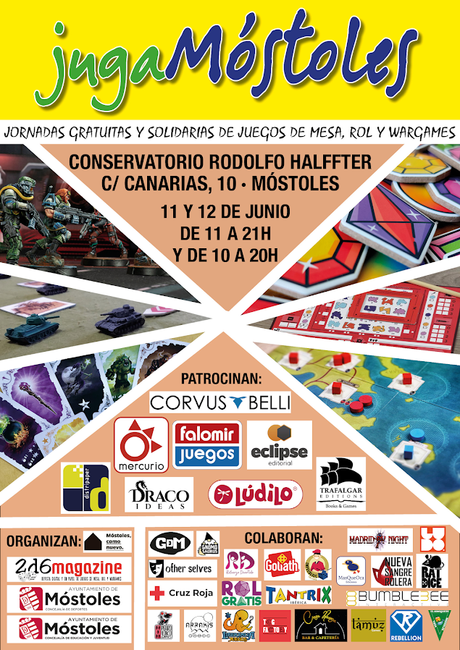 Jornadas jugaMóstoles del 11 al 12 de Junio en Móstoles