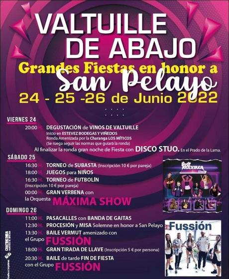 Grandes Fiestas en Valtuille de Abajo 2022. Programa para los días 24, 25 y 26 de junio 4
