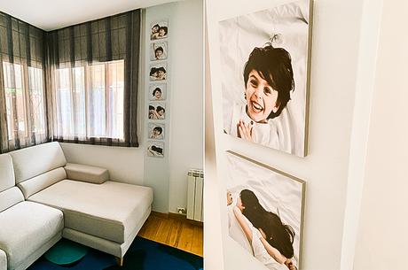 Ideas para decorar con fotos la pared