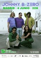 Concierto de Johnny B. Zero en Café la Palma