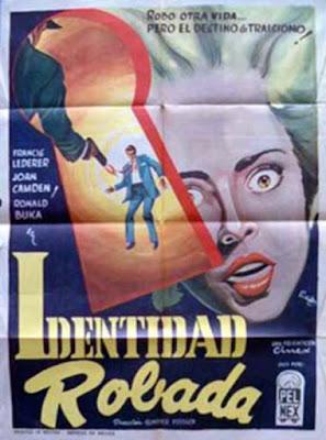 STOLEN IDENTITY (IDENTIDAD ROBADA) (Austria, 1953) Intriga STOLEN IDENTITY (IDENTIDAD ROBADA) (Austria, 1953) Intriga