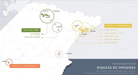 Nuevos sellos D.O. Cava, todo lo que hay que saber zonas del CAVA