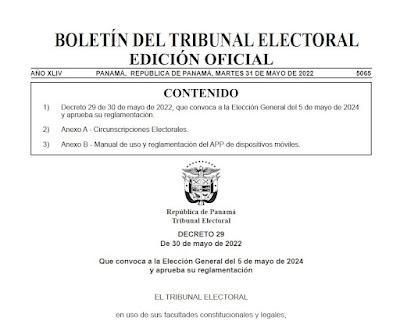 DECRETO 29 De 30 de mayo de 2022 DECRETO 29 De 30 de mayo de 2022