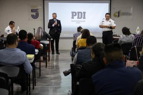 Policía de investigación chilena capacita a policía municipal de SLP