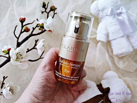 Double Serum Eye  Clarins contorno ojos skincare belleza beauty alta cosmética tratamiento facial antieda