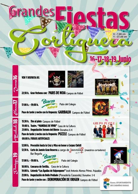 Grandes Fiestas en Honor al Corpus Christi 2022 en Cortiguera del 16 al 19 de junio. Consulta el programa de actividades 1