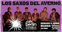 Concierto de Los Saxos del Averno en Café Berlín