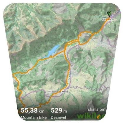 Nacimiento del Cadagua en bicicleta