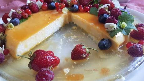 Tarta de quesitos con frutos rojos Tarta de quesitos con frutos rojos