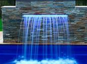 Elegancia estilo piscinas cascadas acrílicas Warmpool