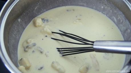 Salsa de queso Gorgonzola Salsa de queso Gorgonzola