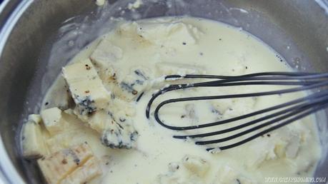 Salsa de queso Gorgonzola