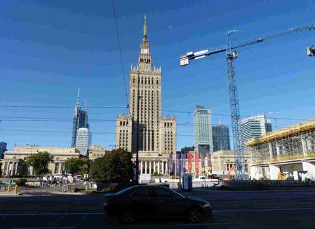 Copérnico en el “Palacio de la Cultura y la Ciencia” de Varsovia