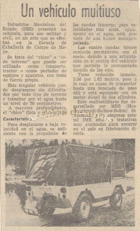 Chico de MBB, un prototipo presentado por IME en 1979 Chico de MBB, un prototipo presentado por IME en 1979