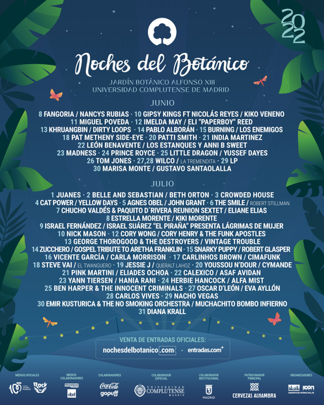 Noches del Botánico 2022 arranca con 90.000 entradas vendidas Noches del Botánico 2022 arranca con 90.000 entradas vendidas
