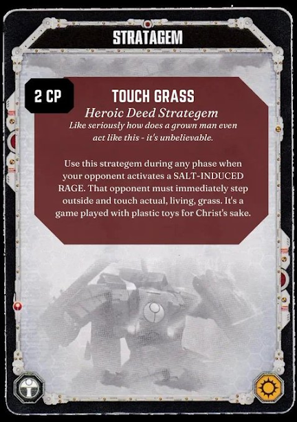 Toca hierba y relájate...