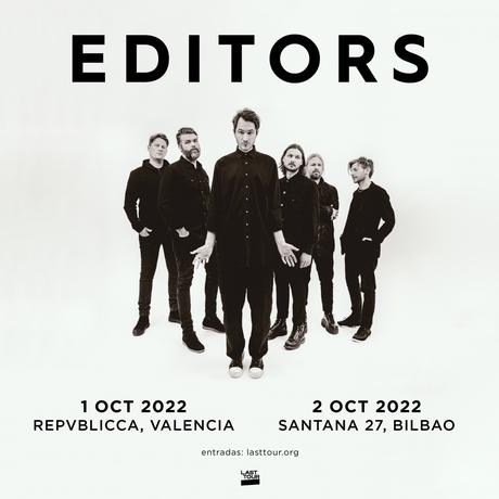 Conciertos de Editors en salas de Valencia y Bilbao