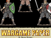 Human Warriors Printable Paper mini figurines cards, WargamePaper