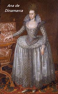Ana de Dinamarca esposa de Jacobo I rey de Inglaterra