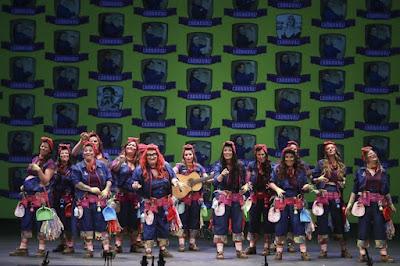 La comparsa feminista del carnaval de Cádiz.