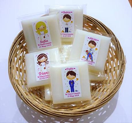 11 ideas de regalos de Comunión Jabones personalizados