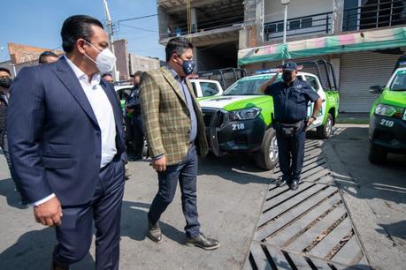 Atestigua Ricardo Gallardo entrega de patrullas en Soledad de Graciano Sánchez