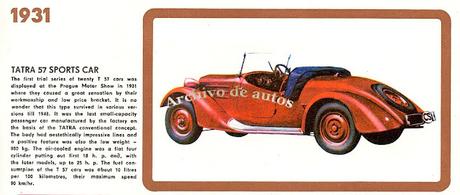 Los automóviles de la marca Tatra de los años treinta del siglo XX