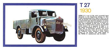 Los automóviles de la marca Tatra de los años treinta del siglo XX