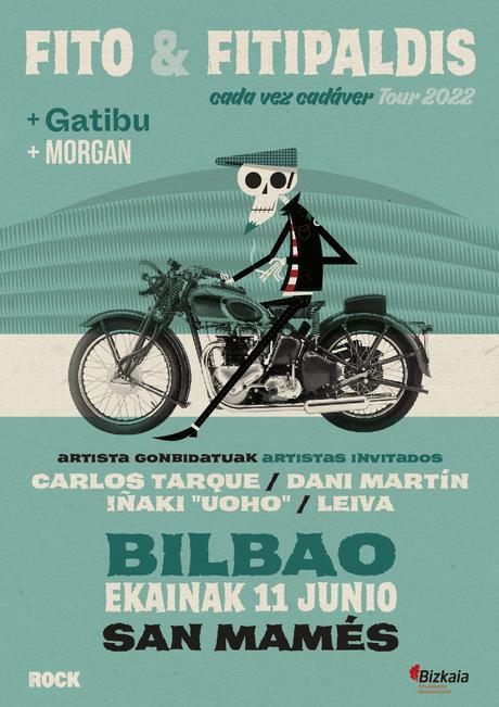 Fito & Fitipaldis, en directo en streaming desde Bilbao