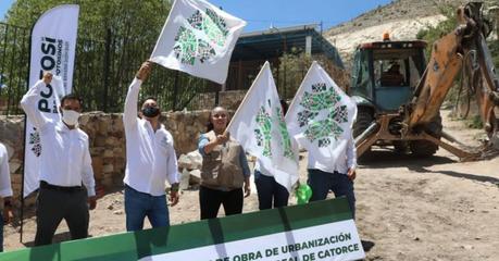 Ricardo Gallardo da el banderazo a obras en el municipio de Catorce