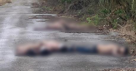 Abandonan siete  personas ejecutadas en una carretera de  Aquismón