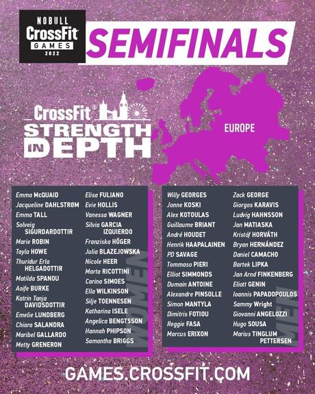 Strenght in Depth, segunda CrossFit Semifinal con atletas españoles