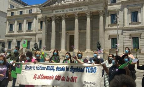 El Congreso respalda los derechos de las empleadas del hogar y ratifica el convenio 189 de la OIT