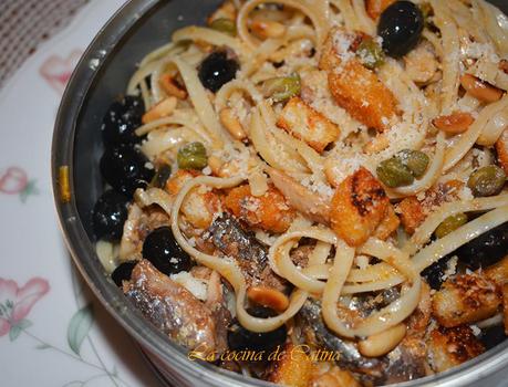 Pasta con sardinas